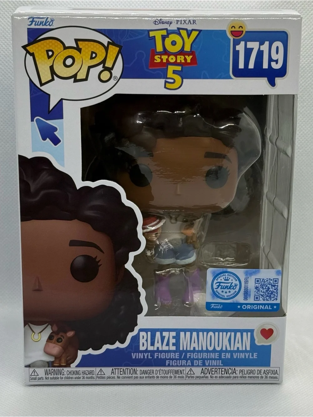 Toy Story 5 Blaze Manoukian #1729 Special Edition Funko Pop Disney Pixar NIB